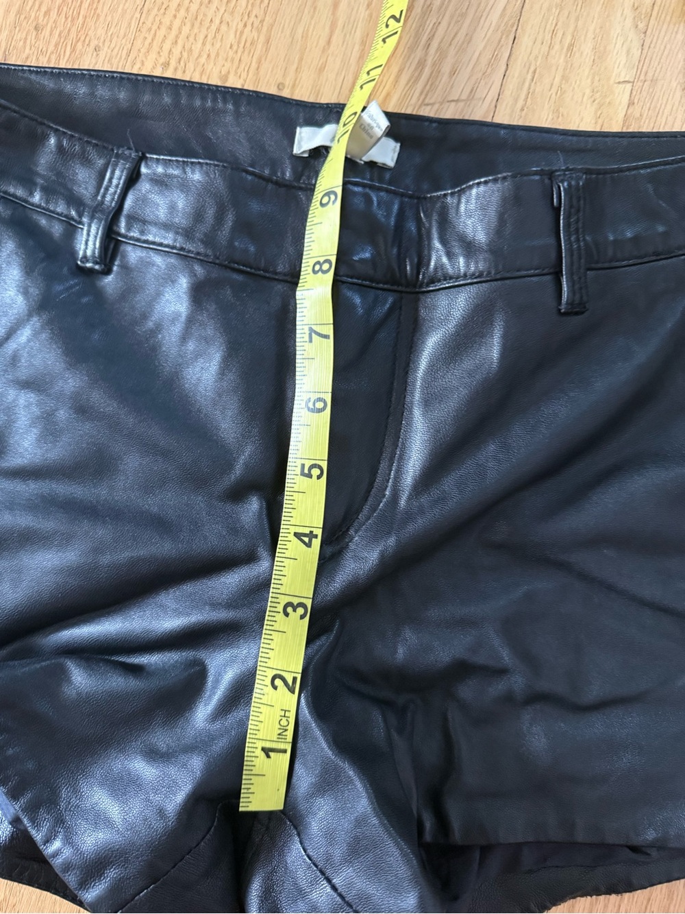 Joie Lamb Leather Shorts - Picture 2 of 6